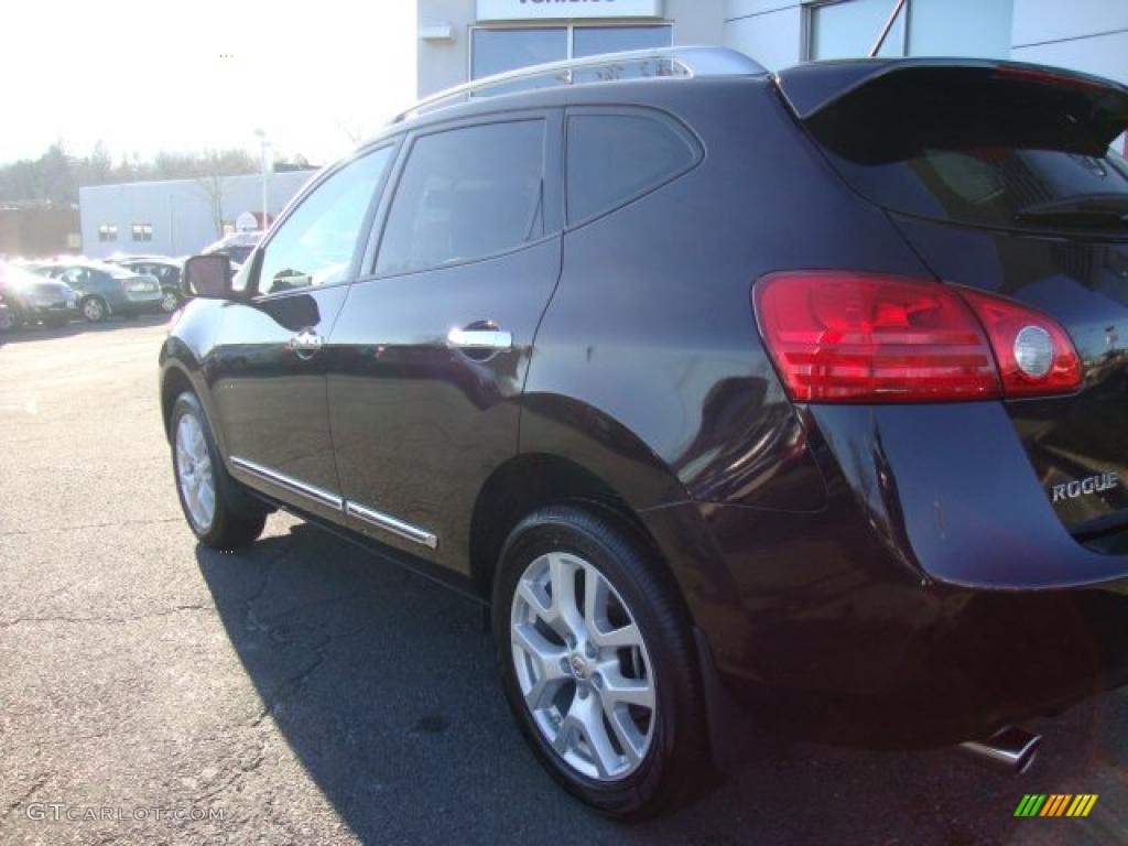 2011 Rogue SL AWD - Black Amethyst / Black photo #3