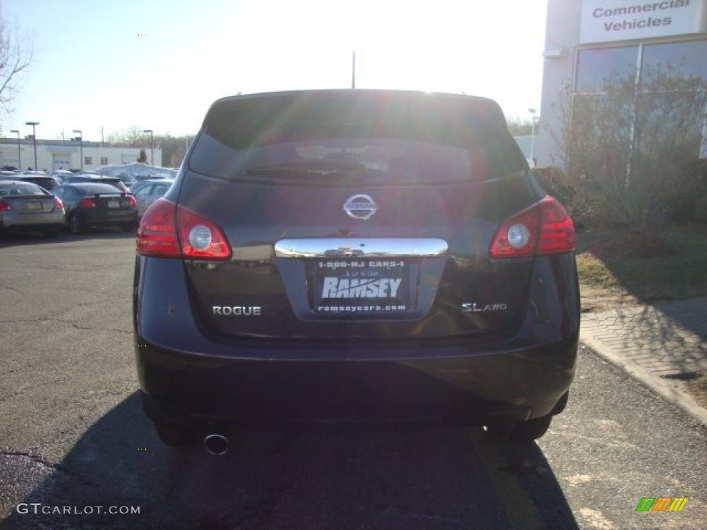 2011 Rogue SL AWD - Black Amethyst / Black photo #4