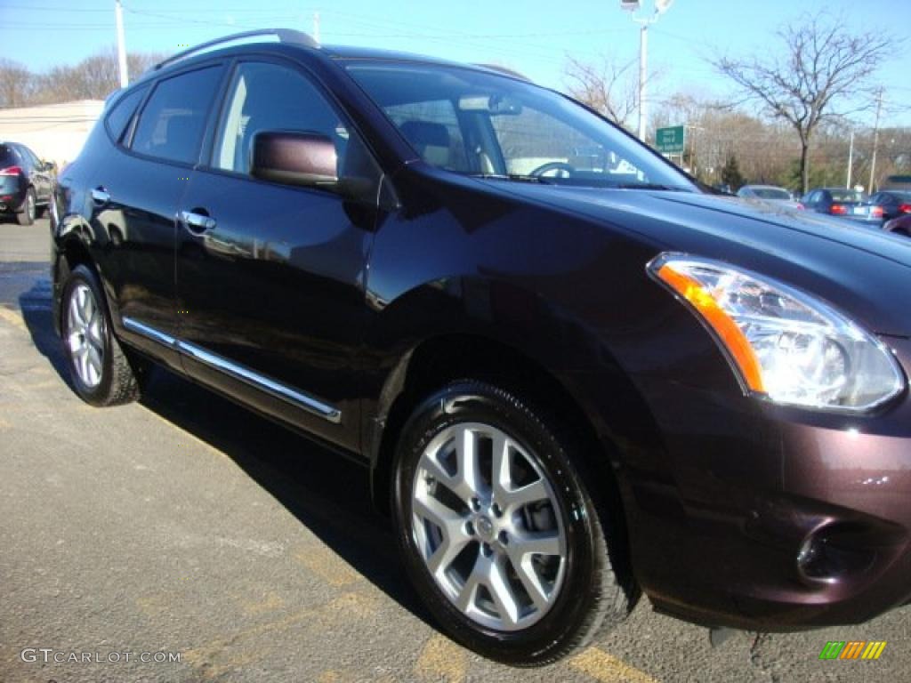 2011 Rogue SL AWD - Black Amethyst / Black photo #9