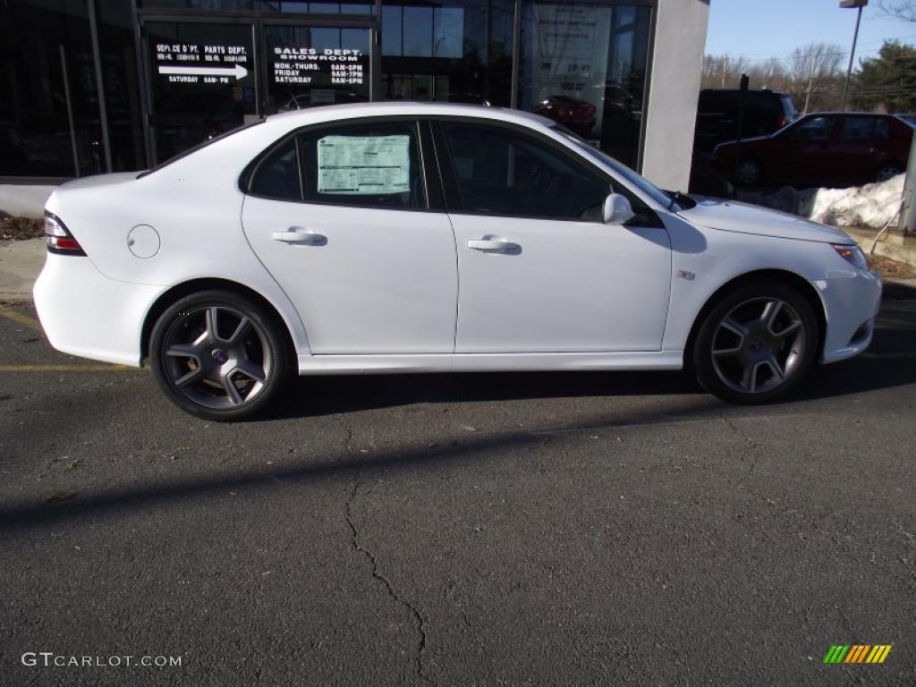 Arctic White 2010 Saab 9-3 Aero Sport Sedan XWD Exterior Photo #45390257