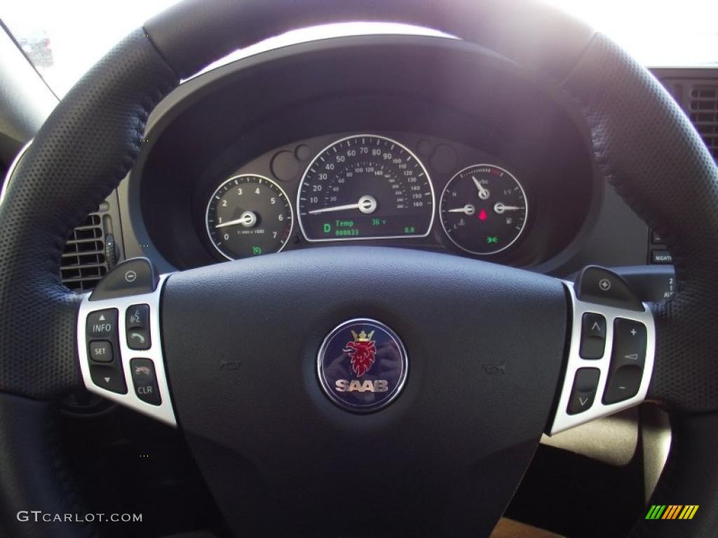 2010 Saab 9-3 Aero Sport Sedan XWD Steering Wheel Photos
