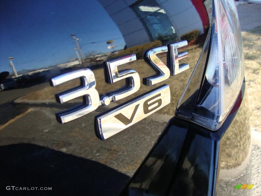 2007 Altima 3.5 SE - Super Black / Charcoal photo #4