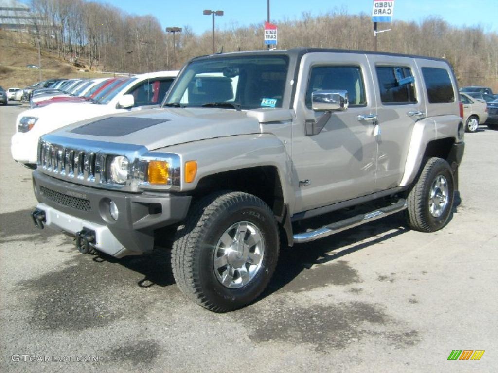 Boulder Gray Metallic 2008 Hummer H3 Standard H3 Model Exterior Photo #45390797