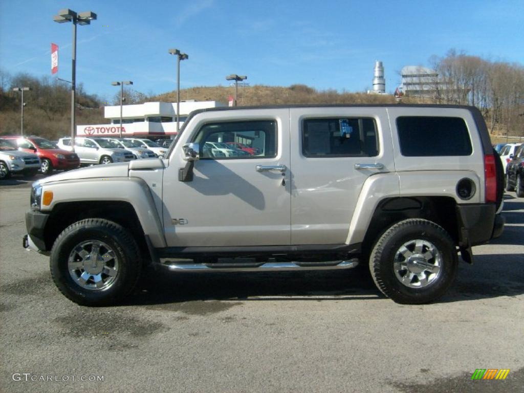 Boulder Gray Metallic 2008 Hummer H3 Standard H3 Model Exterior Photo #45390809