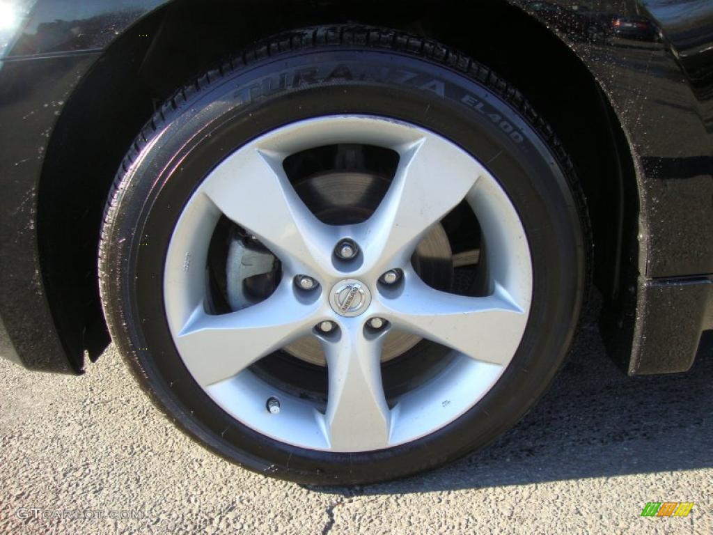 2007 Altima 3.5 SE - Super Black / Charcoal photo #28