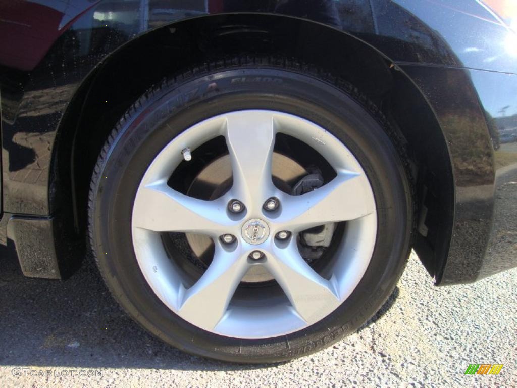 2007 Altima 3.5 SE - Super Black / Charcoal photo #31