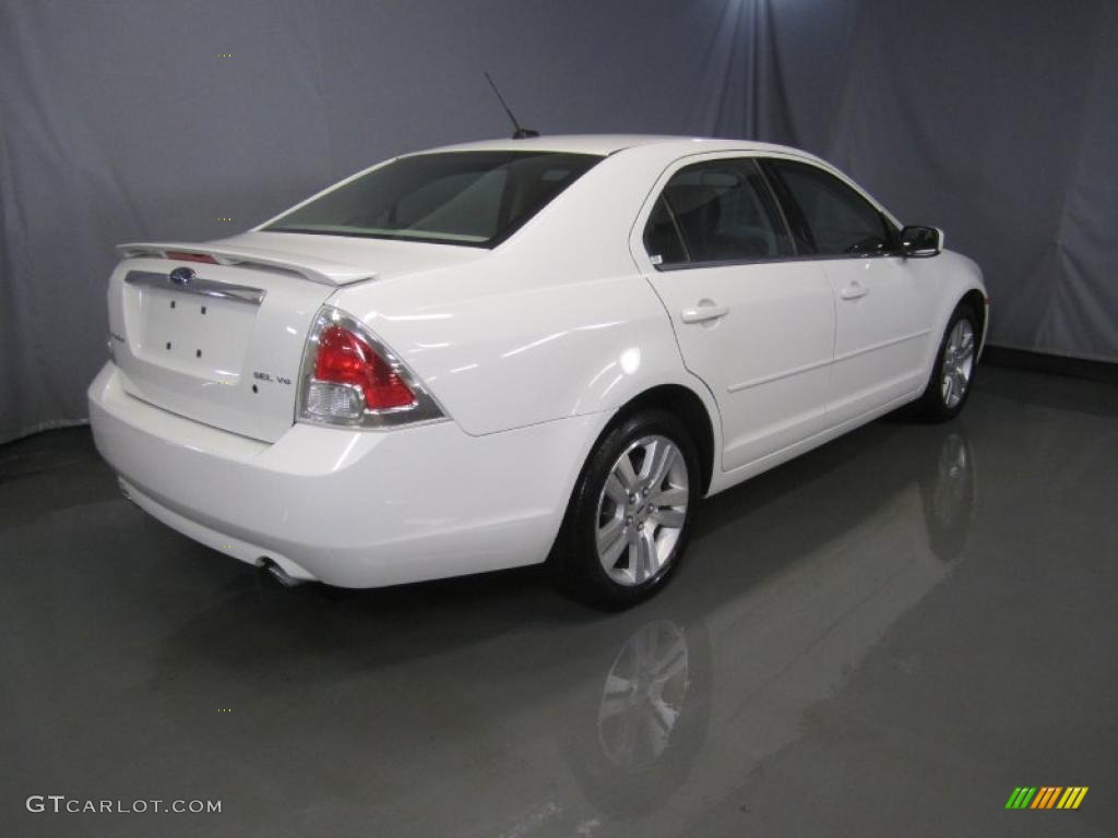 2008 Fusion SEL V6 - White Suede / Medium Light Stone photo #12