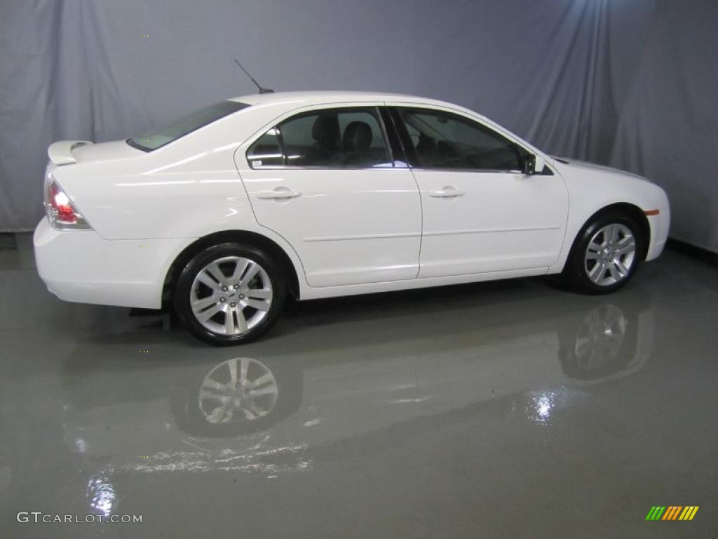 2008 Fusion SEL V6 - White Suede / Medium Light Stone photo #14