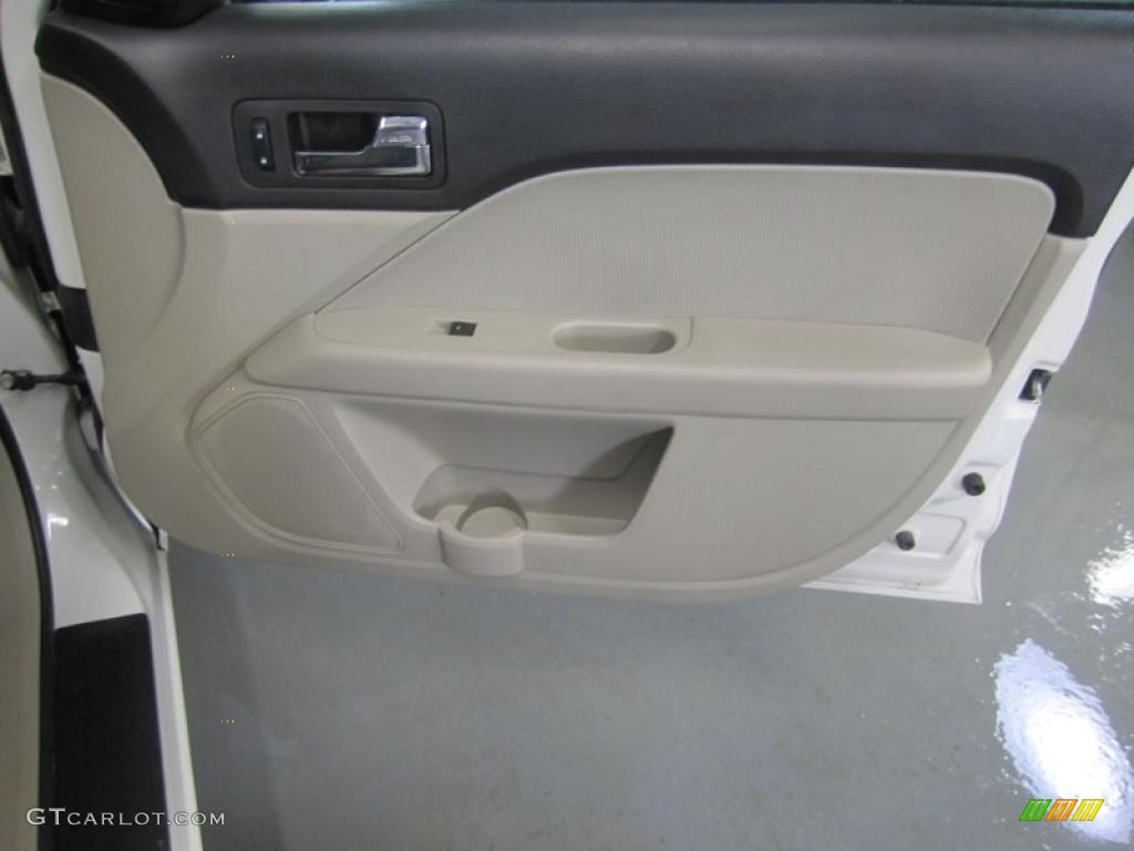 2008 Fusion SEL V6 - White Suede / Medium Light Stone photo #24