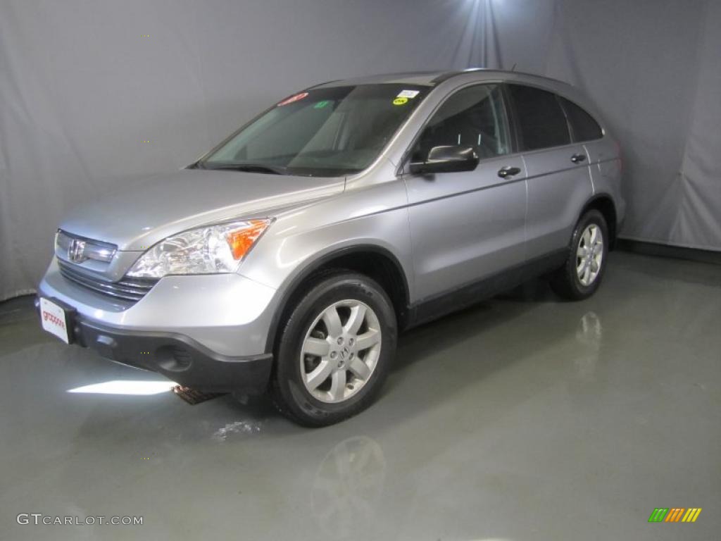 2008 CR-V EX 4WD - Whistler Silver Metallic / Gray photo #1