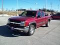 2004 Sport Red Metallic Chevrolet Silverado 1500 Z71 Extended Cab 4x4  photo #11