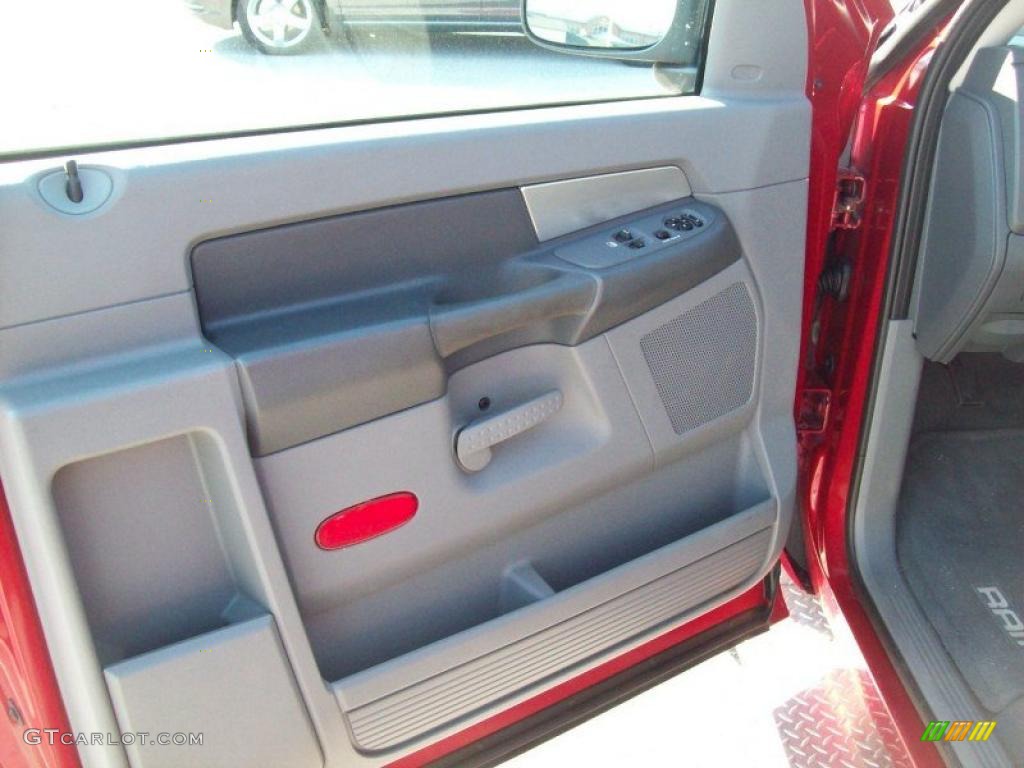 2007 Ram 1500 SLT Regular Cab 4x4 - Inferno Red Crystal Pearl / Medium Slate Gray photo #26