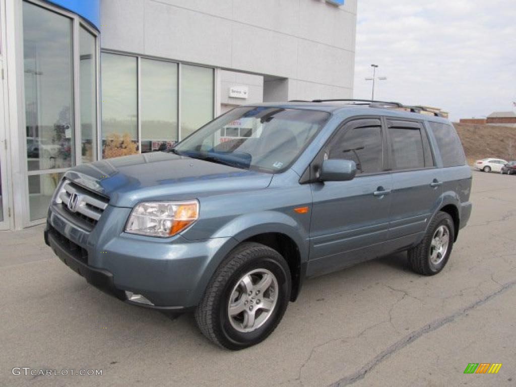 2008 Pilot Special Edition 4WD - Steel Blue Metallic / Gray photo #2