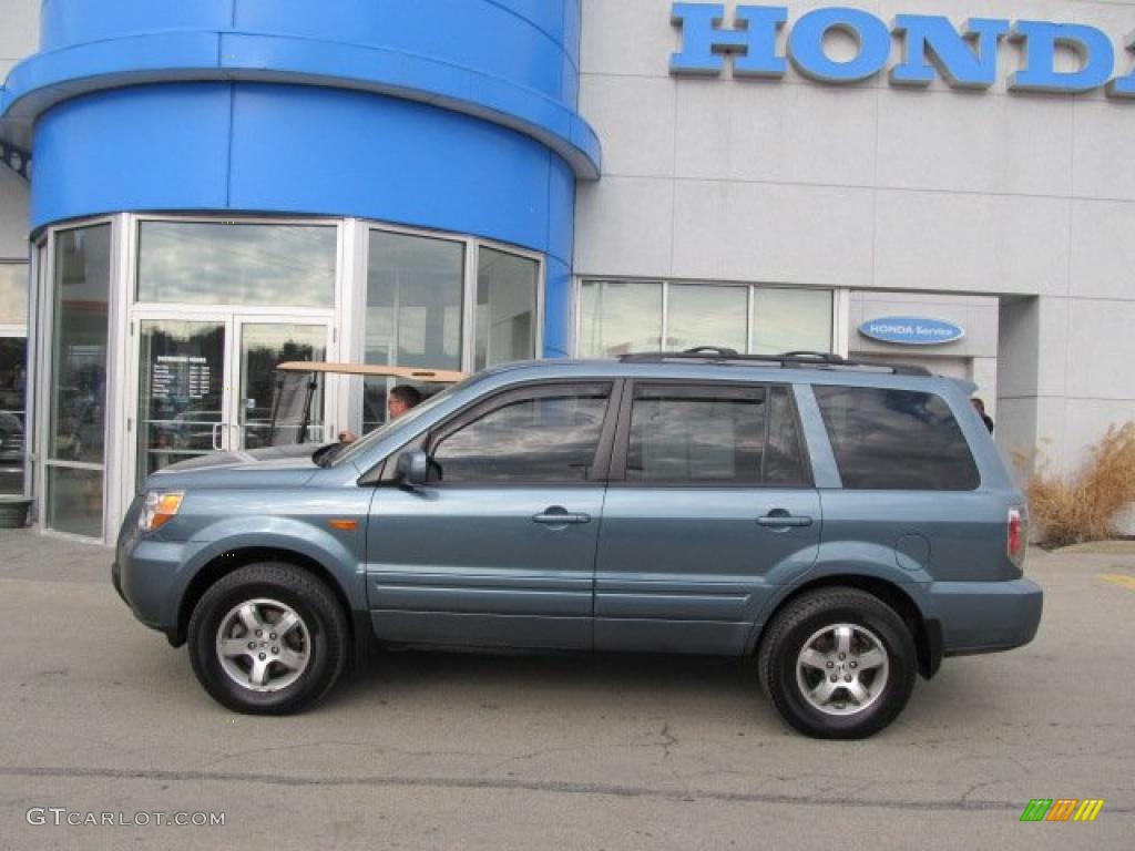 2008 Pilot Special Edition 4WD - Steel Blue Metallic / Gray photo #3