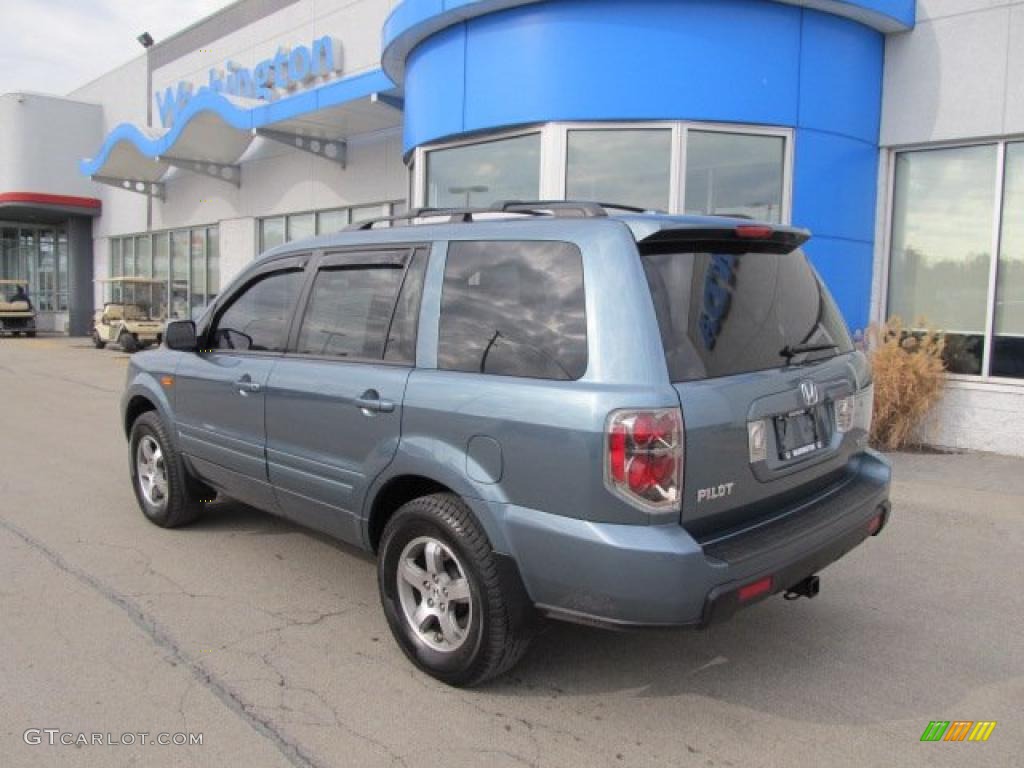 2008 Pilot Special Edition 4WD - Steel Blue Metallic / Gray photo #4