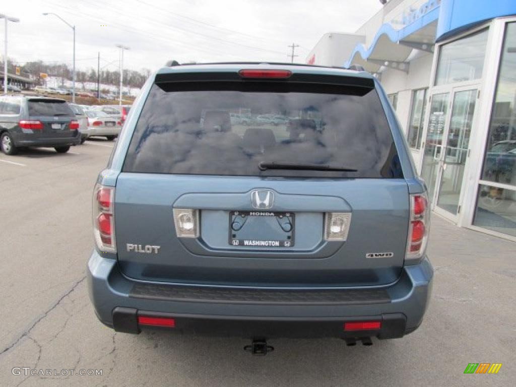 2008 Pilot Special Edition 4WD - Steel Blue Metallic / Gray photo #5