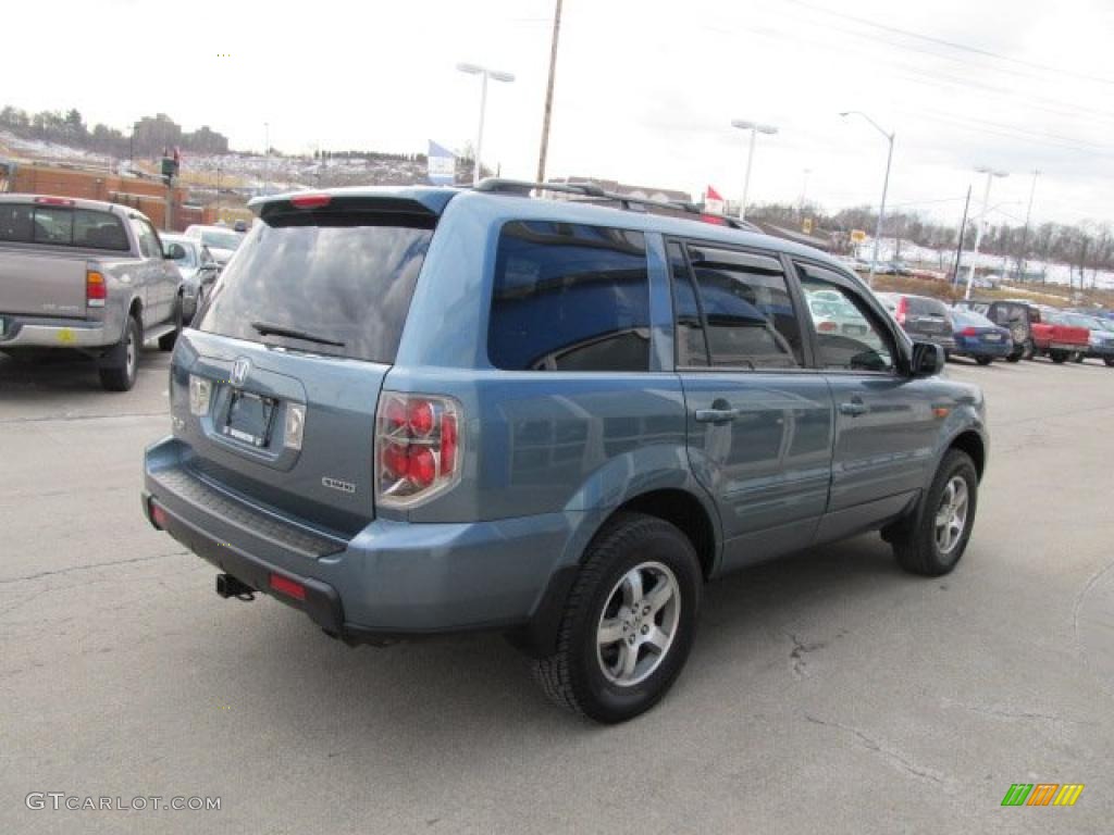 2008 Pilot Special Edition 4WD - Steel Blue Metallic / Gray photo #6