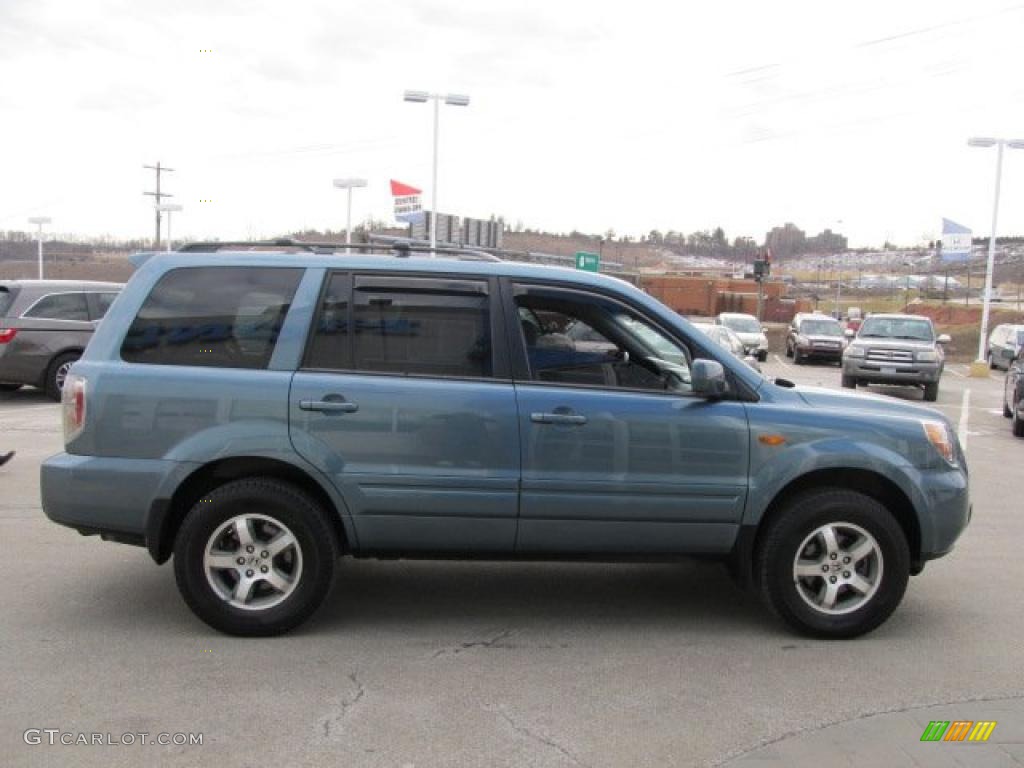 2008 Pilot Special Edition 4WD - Steel Blue Metallic / Gray photo #7