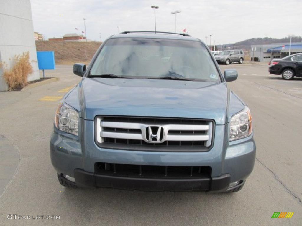 2008 Pilot Special Edition 4WD - Steel Blue Metallic / Gray photo #9