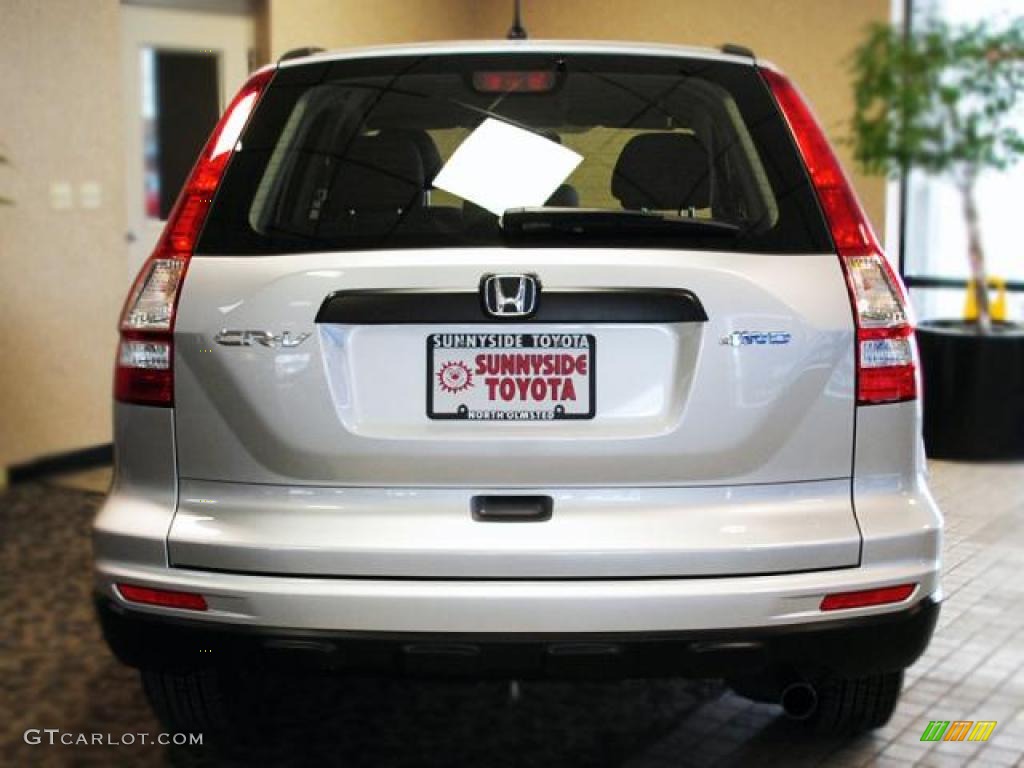 2010 CR-V LX AWD - Alabaster Silver Metallic / Gray photo #7