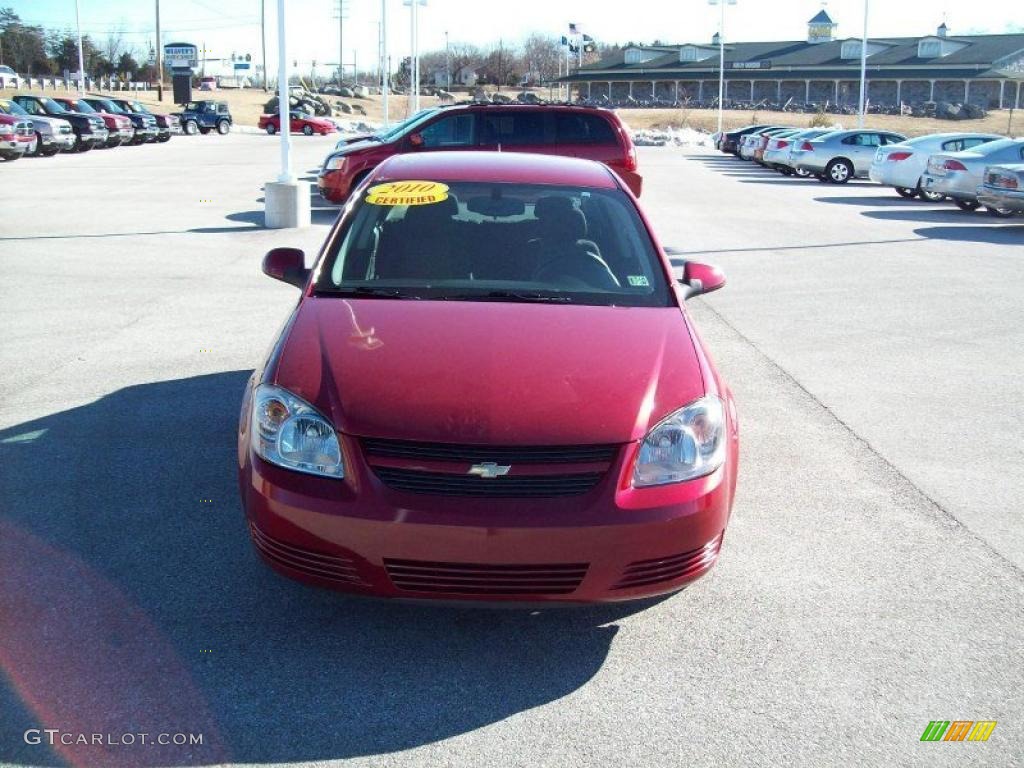 2010 Cobalt LT Sedan - Crystal Red Tintcoat Metallic / Ebony photo #19