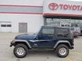 2004 Patriot Blue Pearl Jeep Wrangler X 4x4  photo #2