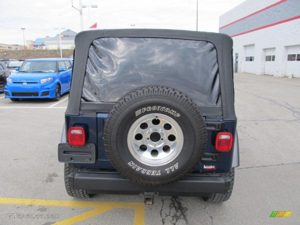 2004 Wrangler X 4x4 - Patriot Blue Pearl / Dark Slate Gray photo #5