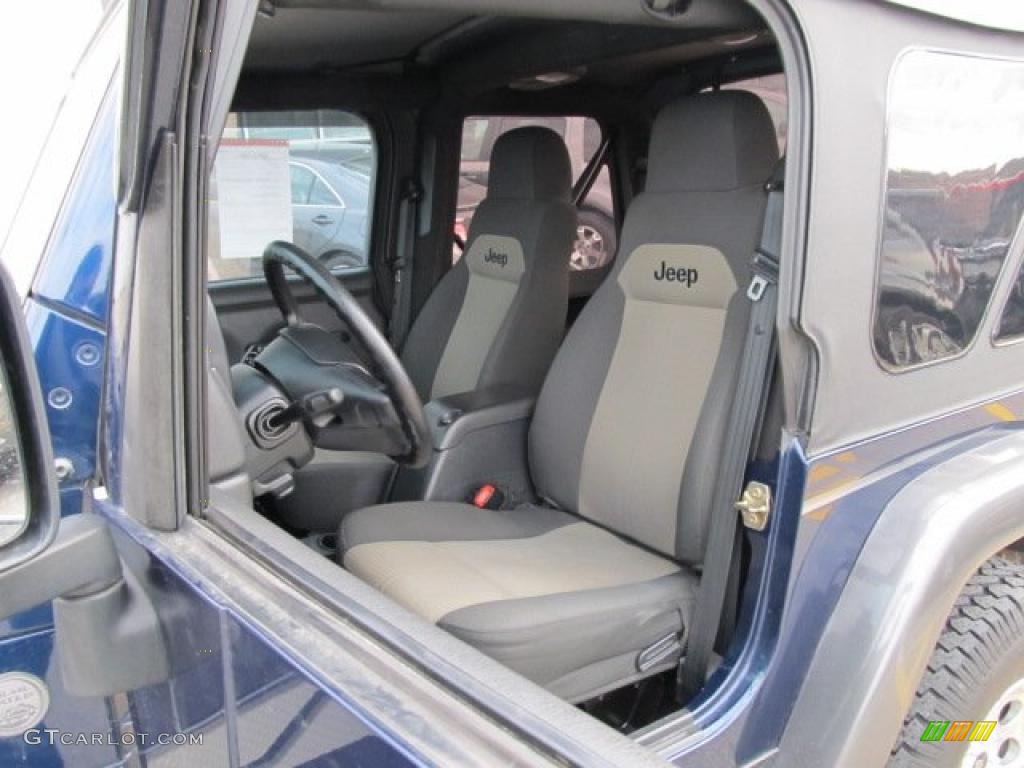 2004 Wrangler X 4x4 - Patriot Blue Pearl / Dark Slate Gray photo #13