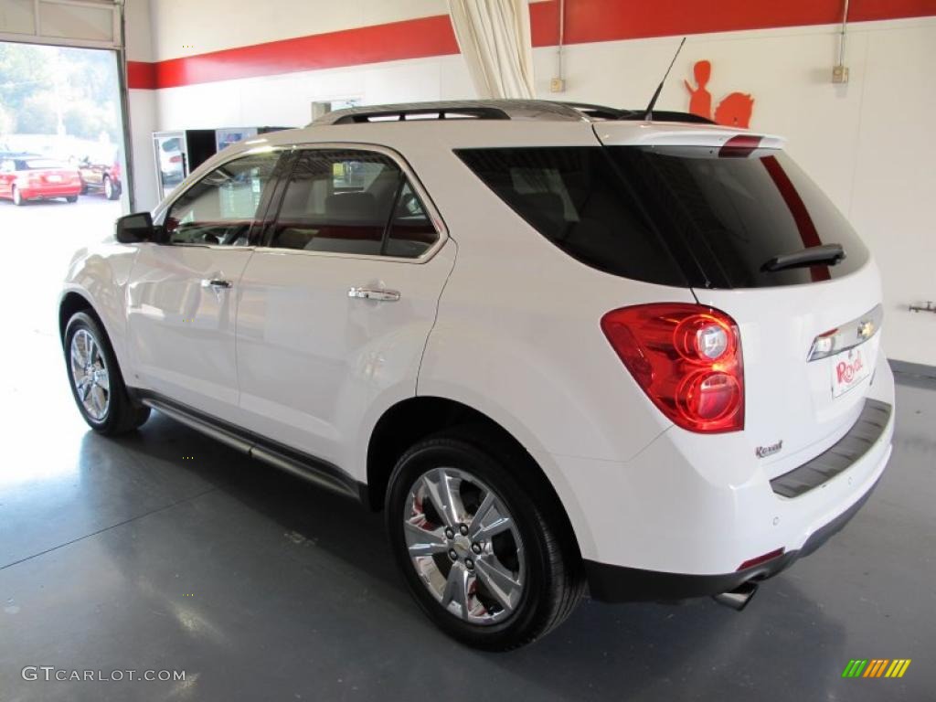 2010 Equinox LTZ - Summit White / Jet Black/Light Titanium photo #2