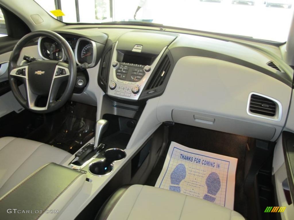 2010 Chevrolet Equinox LTZ Jet Black/Light Titanium Dashboard Photo #45402370