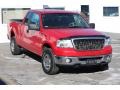 Bright Red - F150 XLT SuperCab 4x4 Photo No. 2