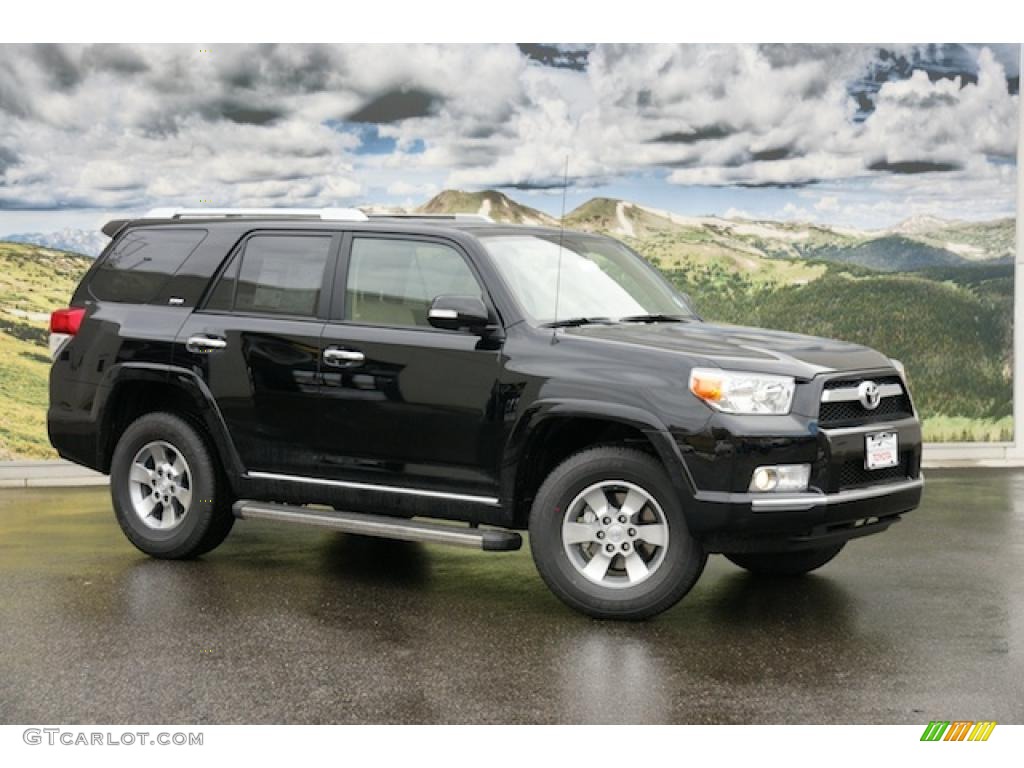 2011 4Runner SR5 4x4 - Black / Sand Beige photo #1