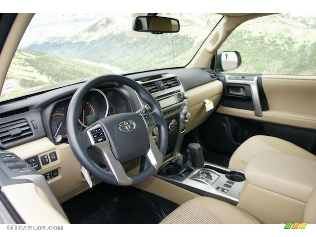 2011 Toyota 4Runner SR5 4x4 Sand Beige Dashboard Photo #45404655