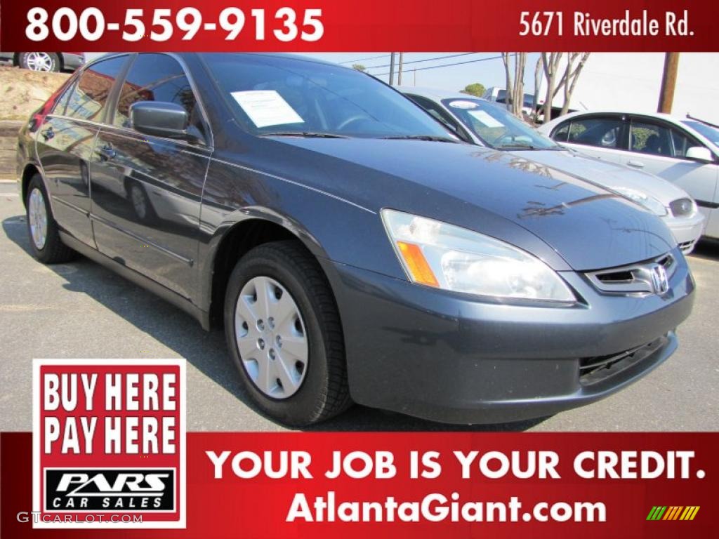 2003 Accord LX Sedan - Graphite Pearl / Gray photo #4