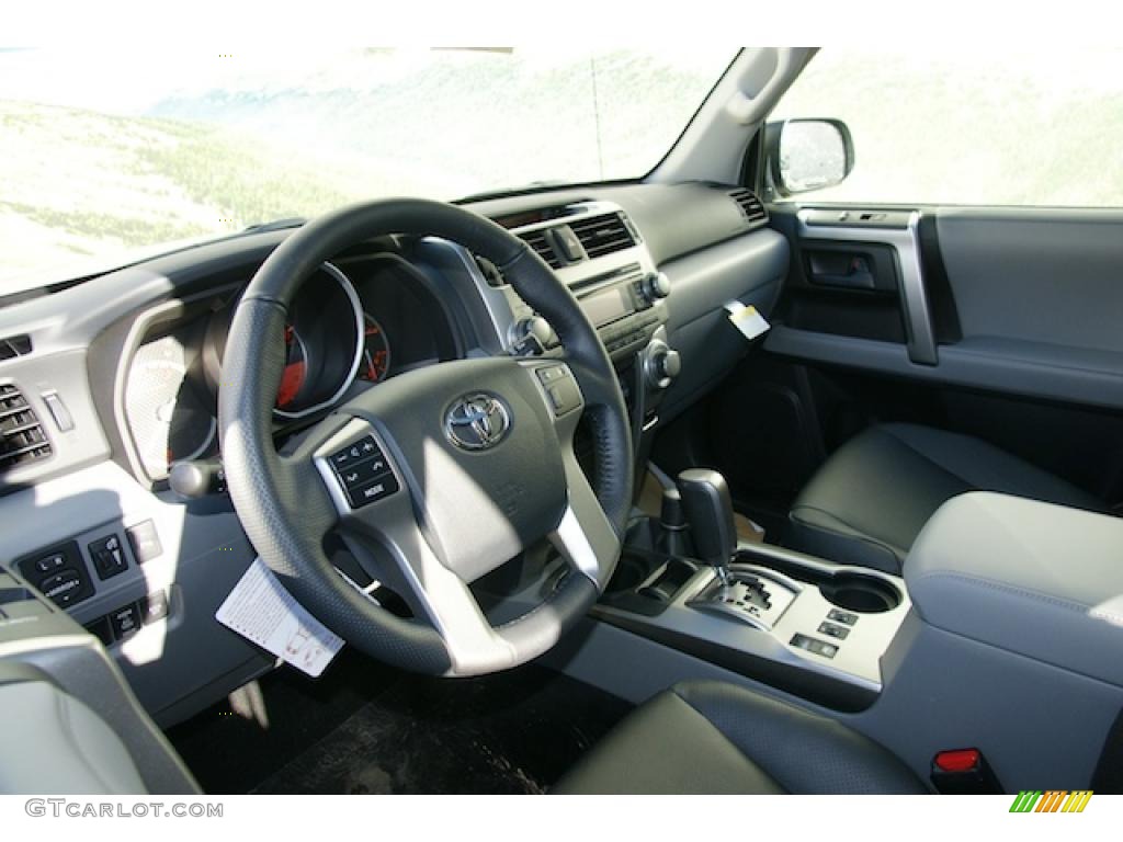 2011 Toyota 4Runner SR5 4x4 Black Leather Dashboard Photo #45405111