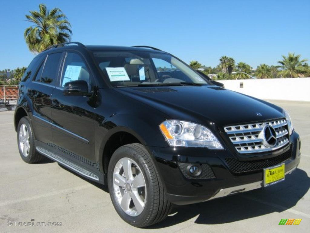 2011 ML 350 4Matic - Black / Cashmere photo #1