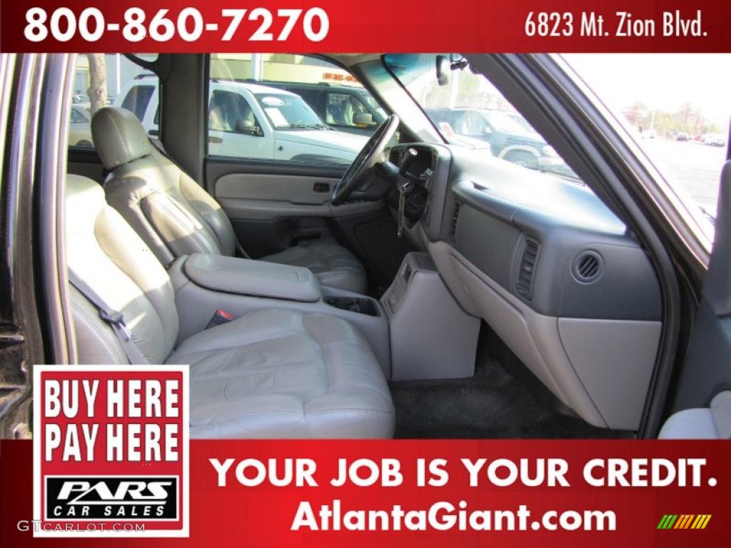 2002 Tahoe 4x4 - Onyx Black / Graphite/Medium Gray photo #11