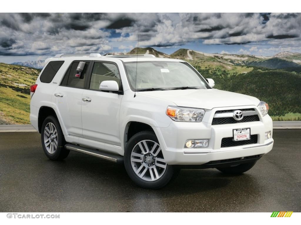 2011 4Runner Limited 4x4 - Blizzard White Pearl / Sand Beige Leather photo #1