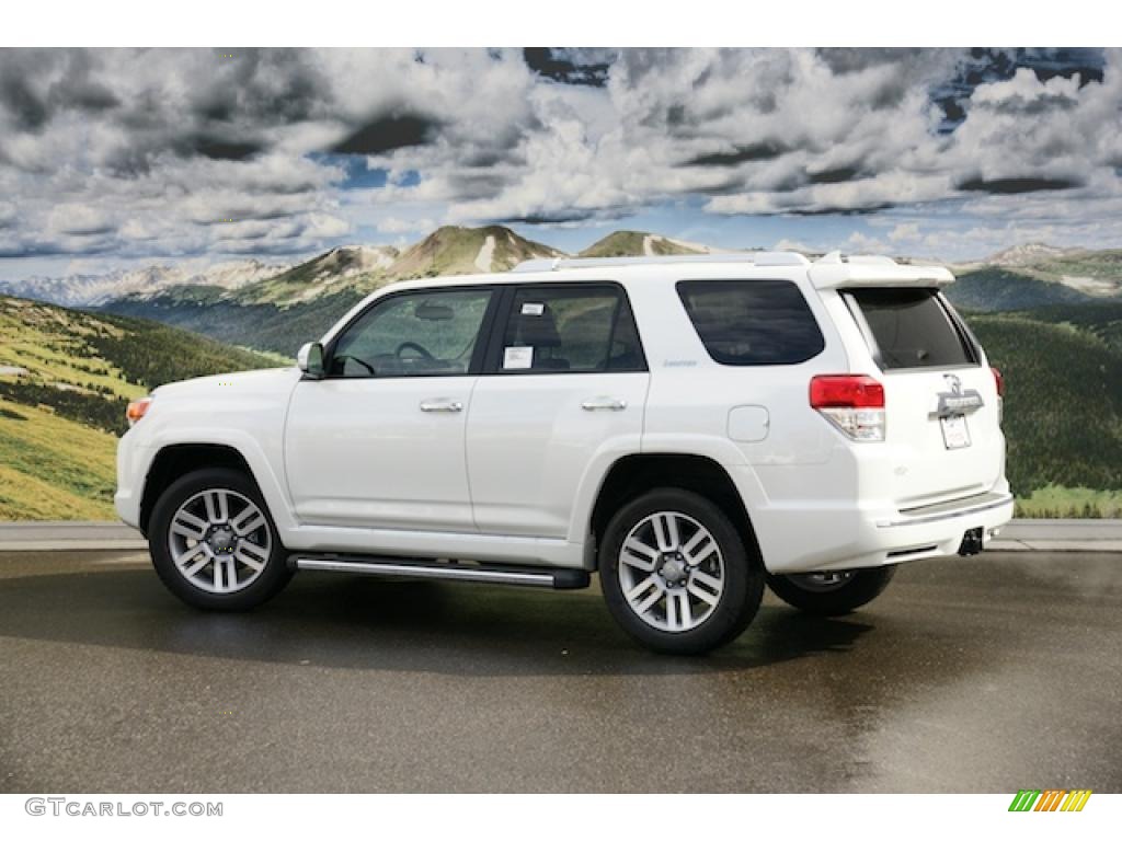 2011 4Runner Limited 4x4 - Blizzard White Pearl / Sand Beige Leather photo #3