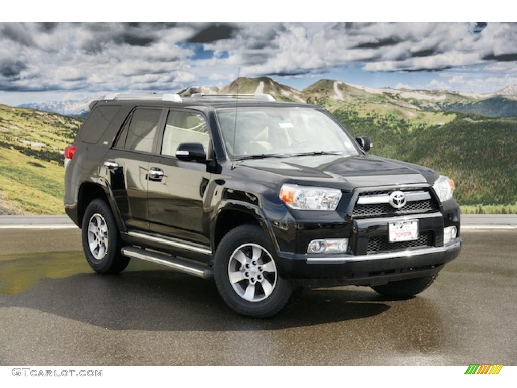 2011 4Runner SR5 4x4 - Black / Sand Beige photo #1