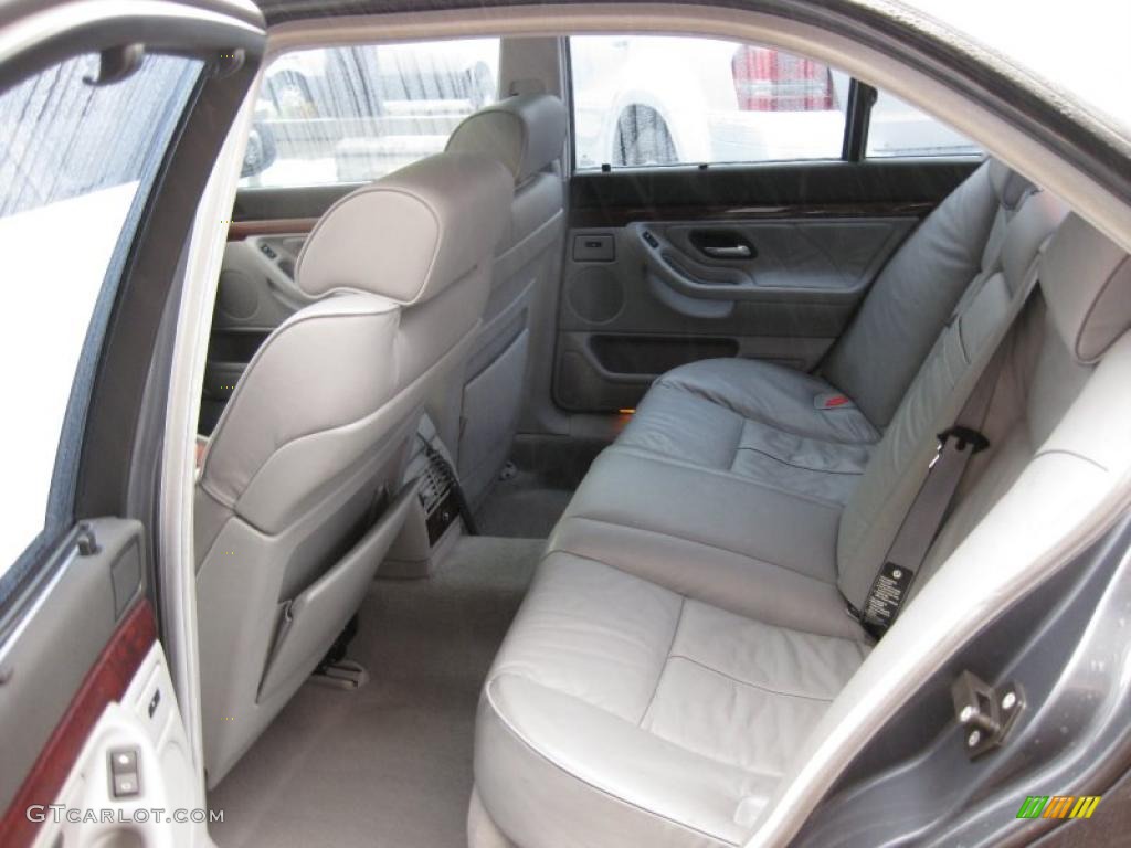 2001 7 Series 740i Sedan - Stratus Metallic / Grey photo #18
