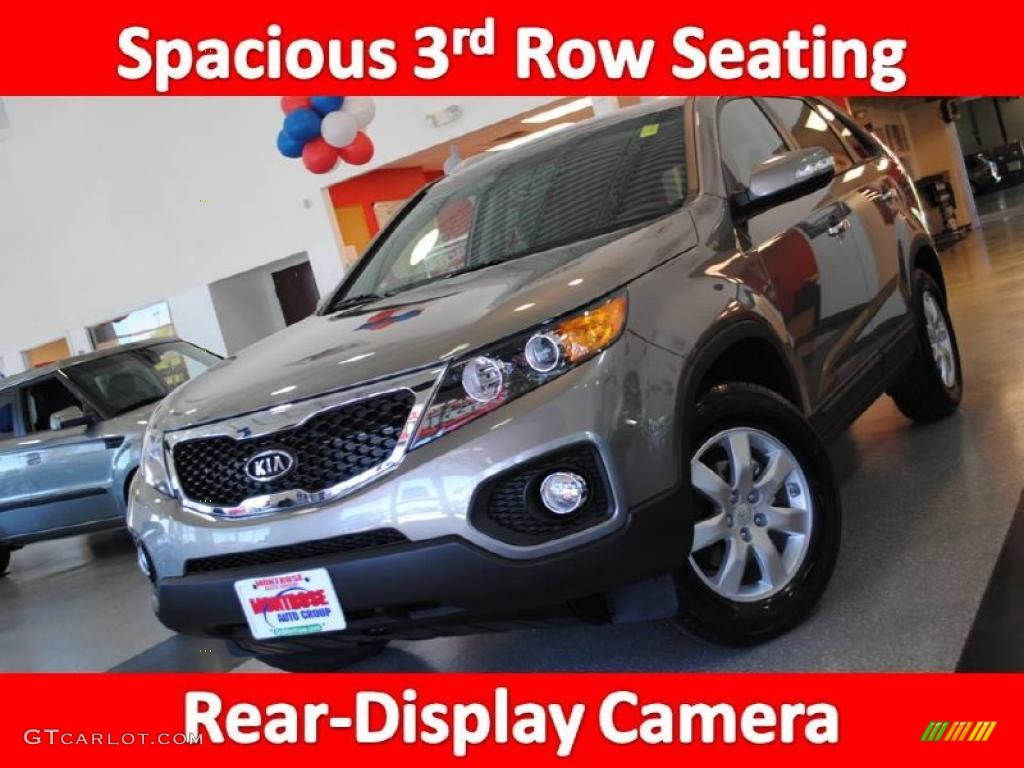 2011 Sorento LX - Titanium Silver / Black photo #1