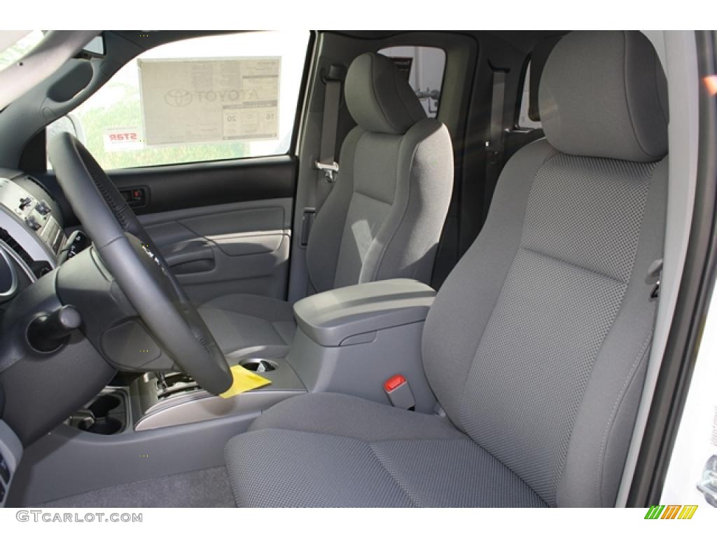 Graphite Gray Interior 2011 Toyota Tacoma V6 TRD Sport Access Cab 4x4 Photo #45411941