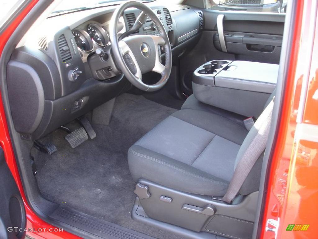 Ebony Interior 2010 Chevrolet Silverado 2500HD LT Crew Cab 4x4 Photo #45412029