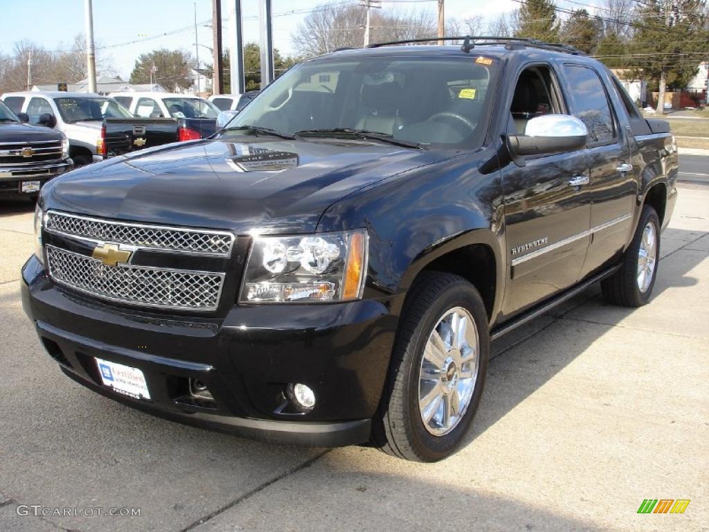 2010 Avalanche LTZ 4x4 - Black / Ebony photo #1