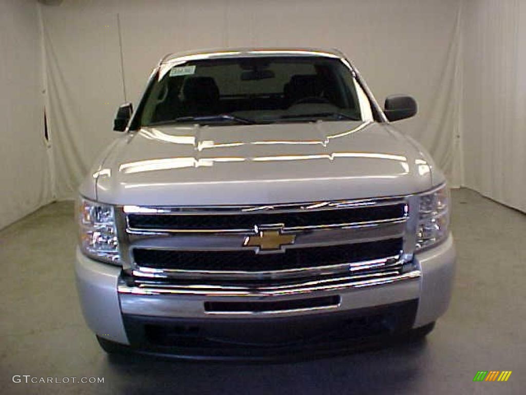 2011 Silverado 1500 Extended Cab - Sheer Silver Metallic / Dark Titanium photo #2