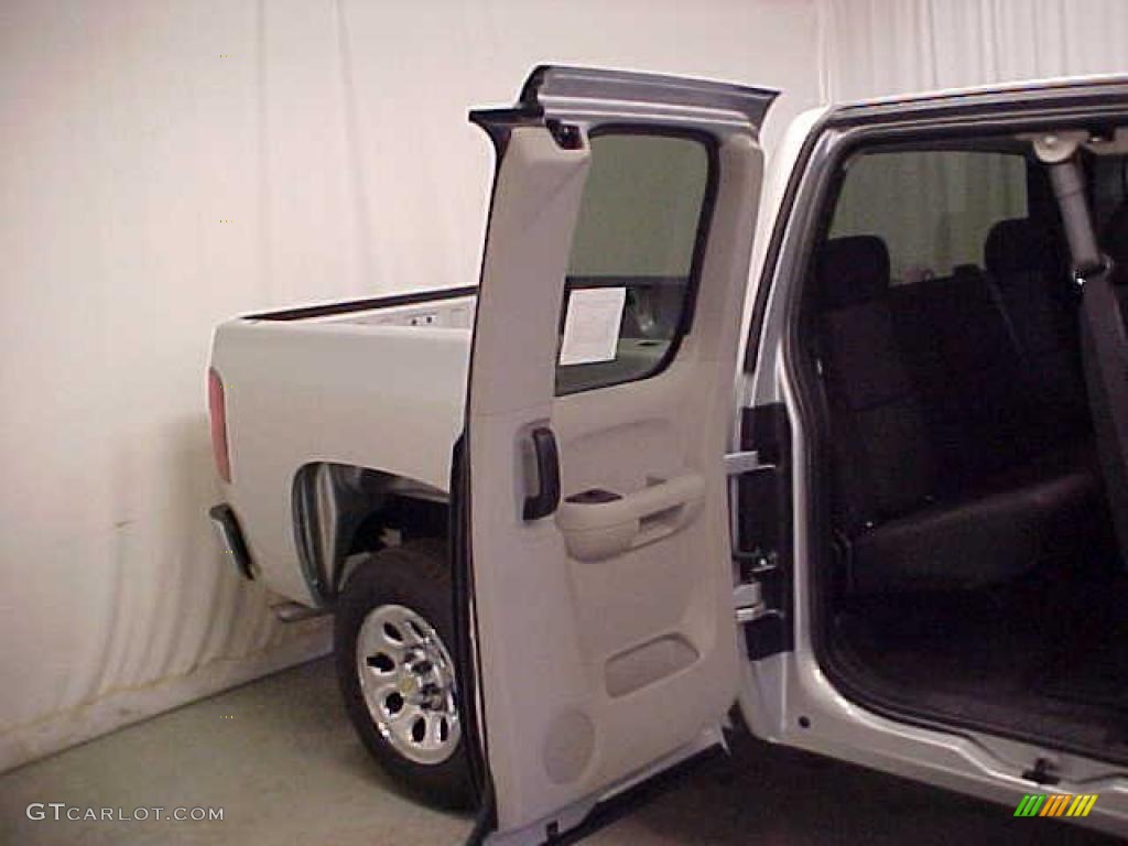 2011 Silverado 1500 Extended Cab - Sheer Silver Metallic / Dark Titanium photo #9