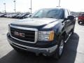 2011 Onyx Black GMC Sierra 1500 SLT Extended Cab 4x4  photo #3