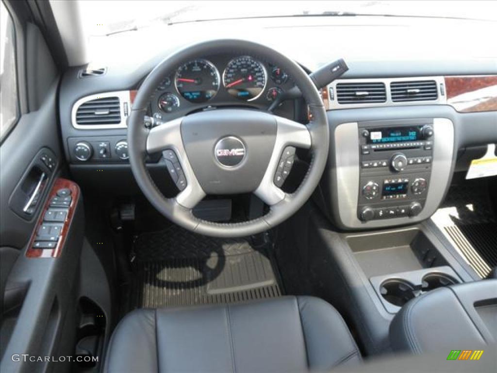 2011 GMC Sierra 1500 SLT Extended Cab 4x4 Controls Photo #45418747