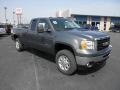 2011 Gray Green Metallic GMC Sierra 3500HD SLT Extended Cab 4x4 #45396513